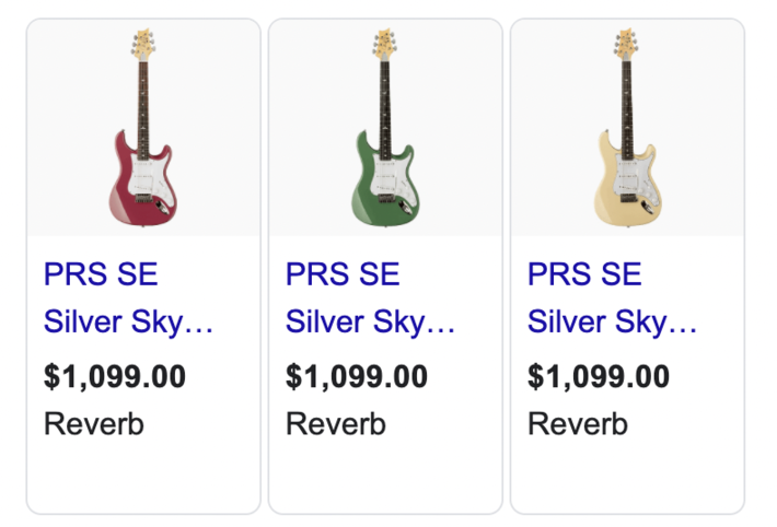 THE PRS SILVER SKY SE HAS ARRIVED